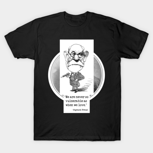 sigmund freud T-Shirt by elywick